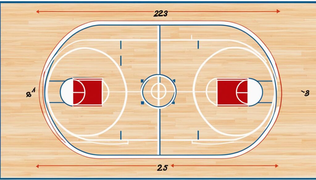 home basketball court dimensions
